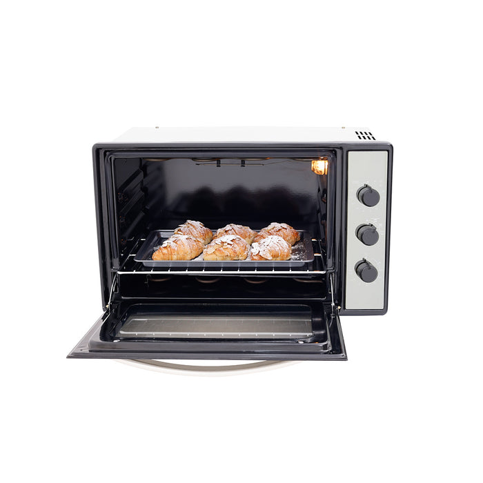 Horno eléctrico medio formato 60 cm inoxidable 120 v marca Haceb