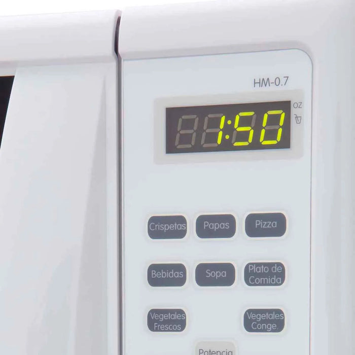 Horno microondas color blanco marca Haceb 0.7 (20 Litros)