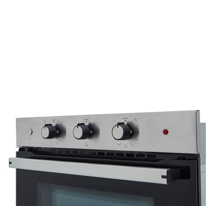 Horno eléctrico tofu 60 cm inoxidable con vidrio negro 220 v marca Haceb