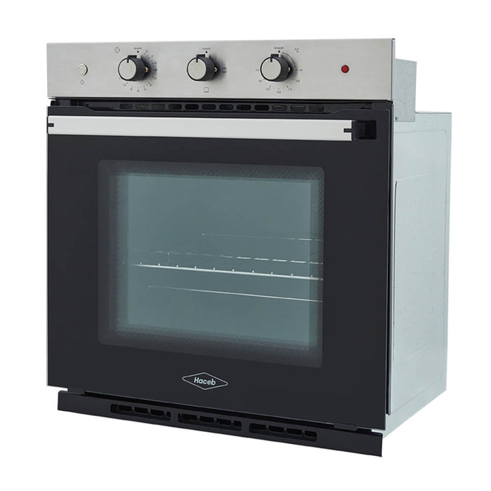 Horno eléctrico tofu 60 cm inoxidable con vidrio negro 220 v marca Haceb