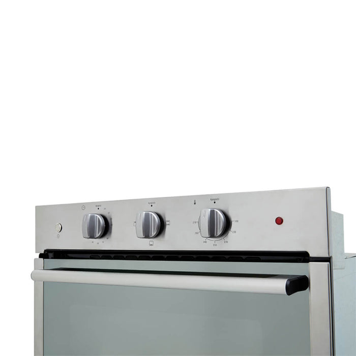 Horno eléctrico tandoori 60 cm inoxidable con vidrio reflectivo 120 v marca Haceb