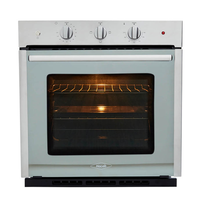 Horno eléctrico tandoori 60 cm inoxidable con vidrio reflectivo 120 v marca Haceb