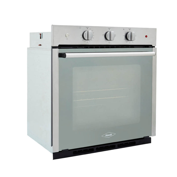 Horno eléctrico tandoori 60 cm inoxidable con vidrio reflectivo 120 v marca Haceb