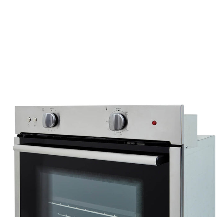 Horno mixto tandoori 60 cm inoxidable con vidrio negro gas natural 120 v marca Haceb