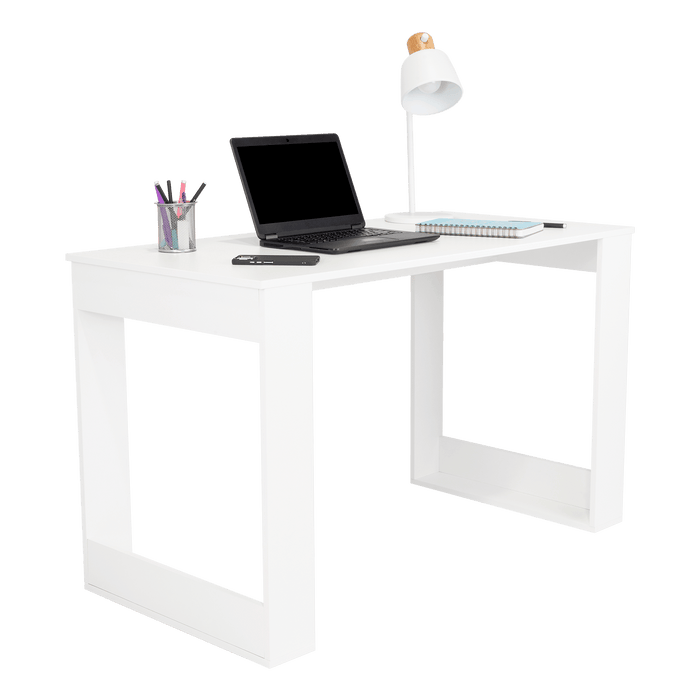 Escritorio Elora, Blanco, Ideal Para Espacios de Trabajo