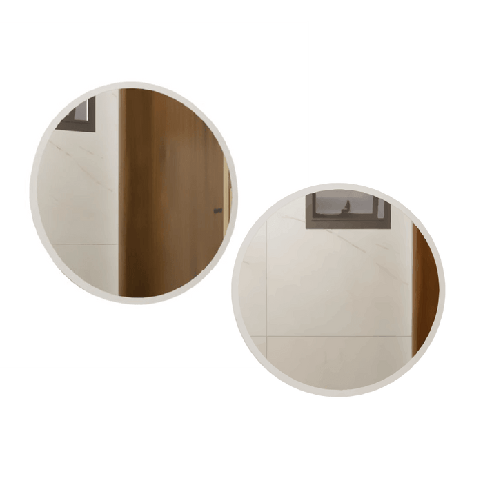 Espejo Circular Venezia, Gris, con Luz Led X2 Unidades