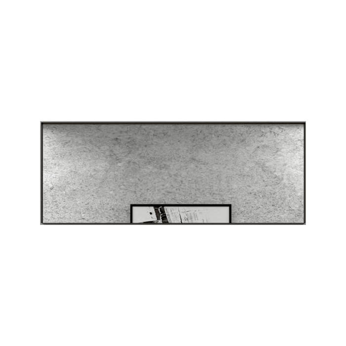Espejo Rectangular Galena, Negro, con Marco En Estructura En Aluminio