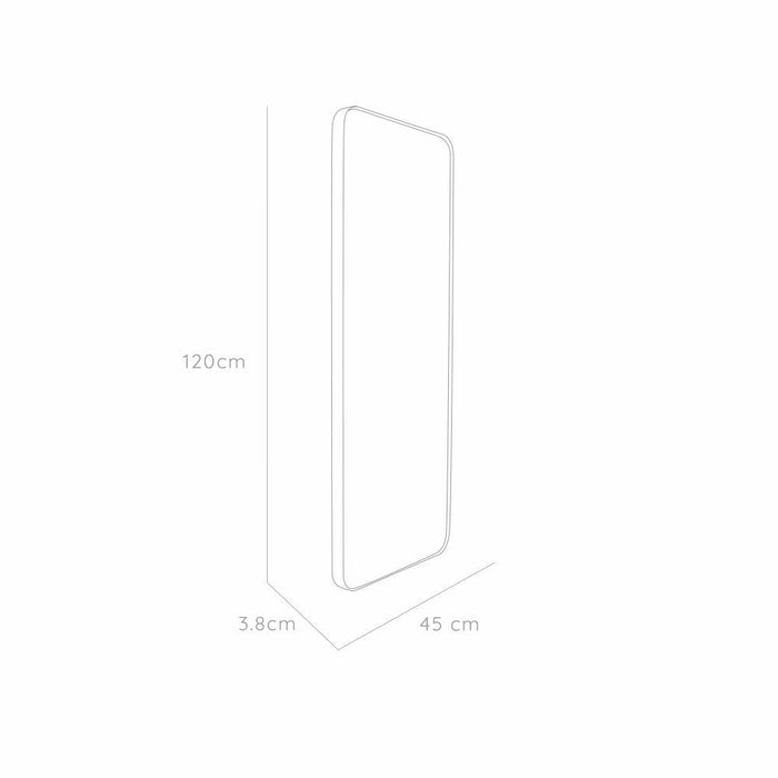 Espejo Sussy Rectangular, Negro