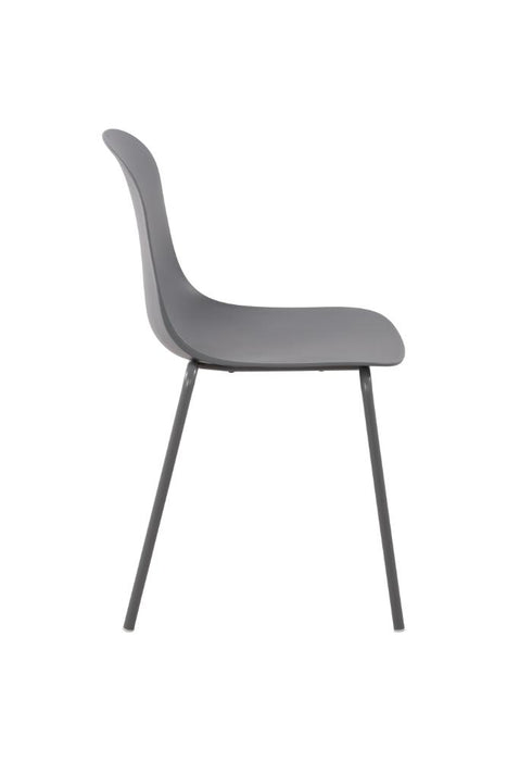 Silla Aiara, Color Gris Oscuro, diseño moderno