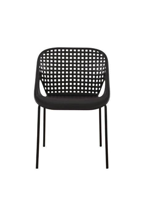 Silla Senit con Brazos, Color Negro, Con espaldar y diseño Moderno