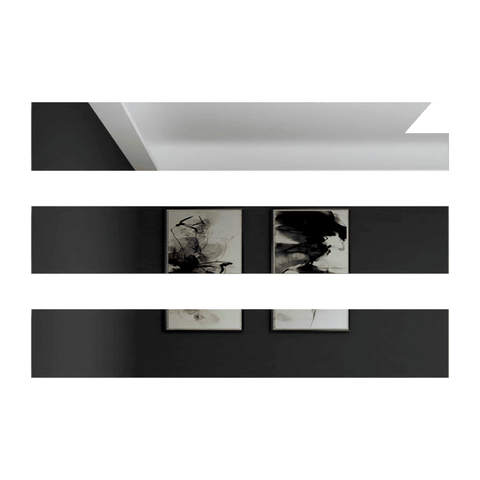 Espejo Rectangular Atenas, Capri 75, ensamble a la pared con cinta doble faz