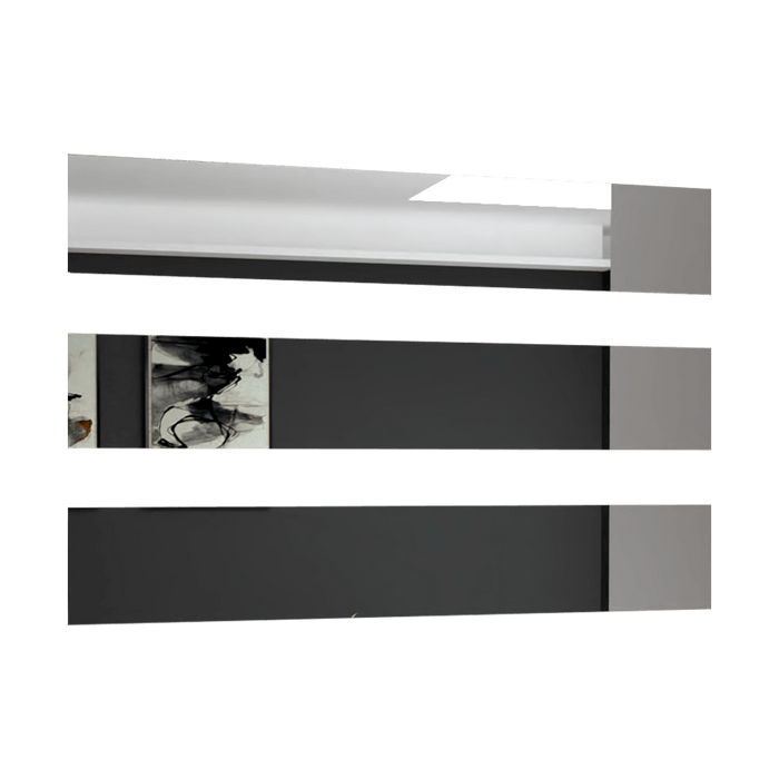 Espejo Rectangular Atenas, Capri 75, ensamble a la pared con cinta doble faz