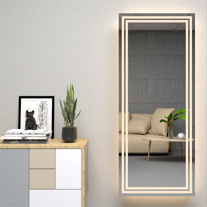 Espejo Rectangular Valencia Led+Touch