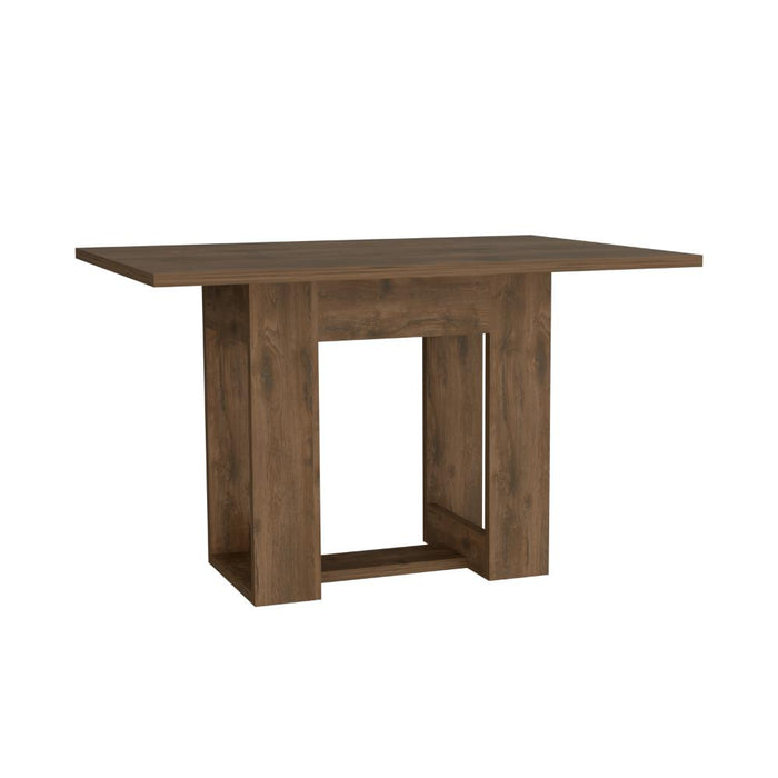 Mesa Para Comedor Volder, Nogal, con Amplia Superficie, No Incluye Sillas