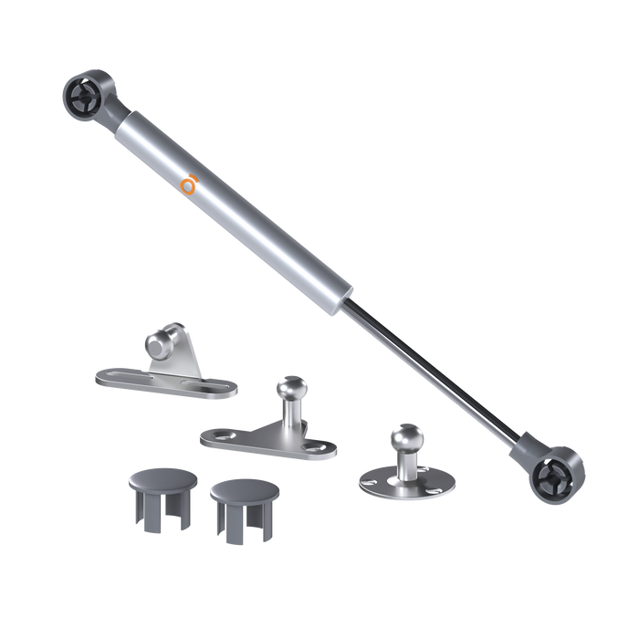 Brazo neumático hidráulico estándar gris o negro