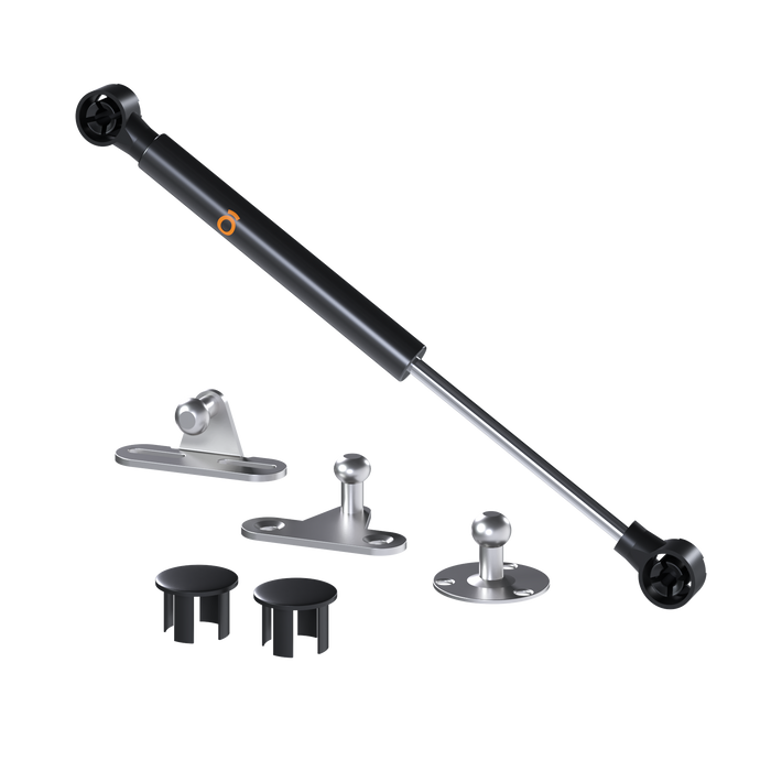 Brazo neumático hidráulico estándar gris o negro