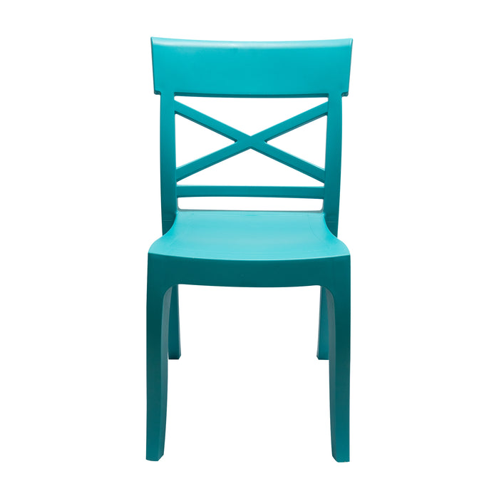 Silla exterior florencia sin brazos turquesa  marca Boxbit