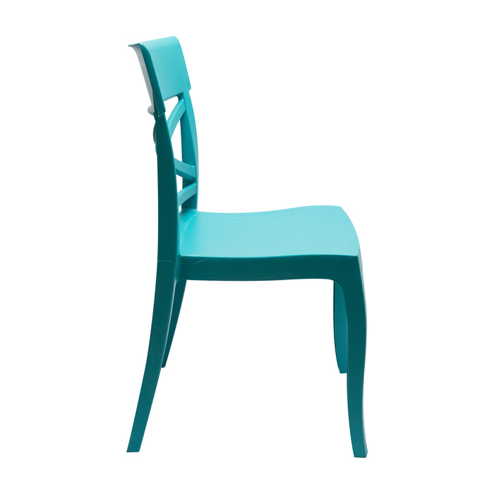 Silla exterior florencia sin brazos turquesa  marca Boxbit