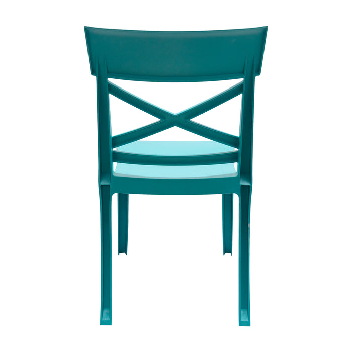 Silla exterior florencia sin brazos turquesa  marca Boxbit