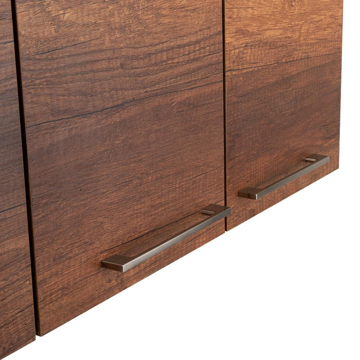 Gabinete Superior Ursa, Blanco y Cobre, con Múltiples Entrepaños Para Almacenamiento