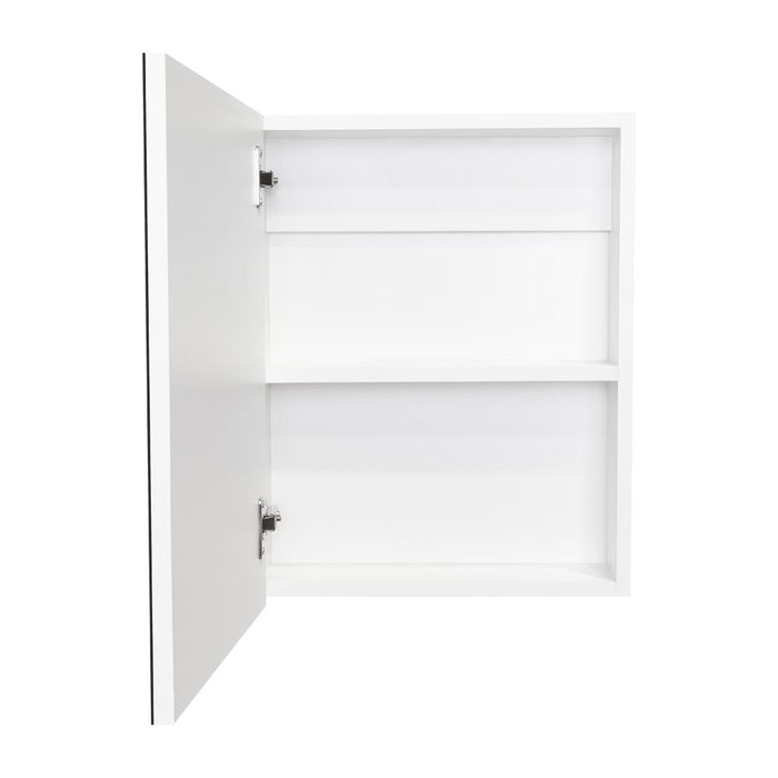 Gabinete de Baño Pérsico, Blanco, con Puerta Espejo y Dos Entrepaños Para Ubicar Objetos