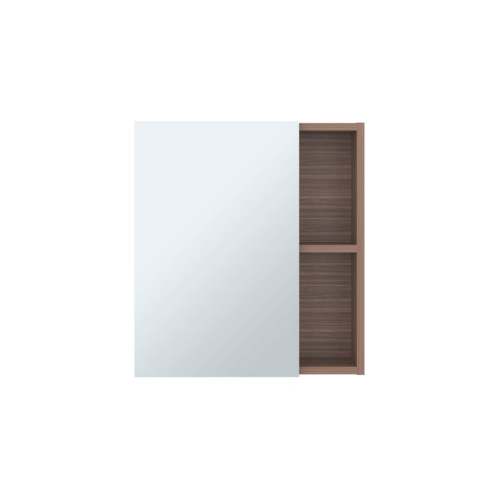 Gabinete de Baño Labell, Avellana, con Puerta Espejo y Entrepaños