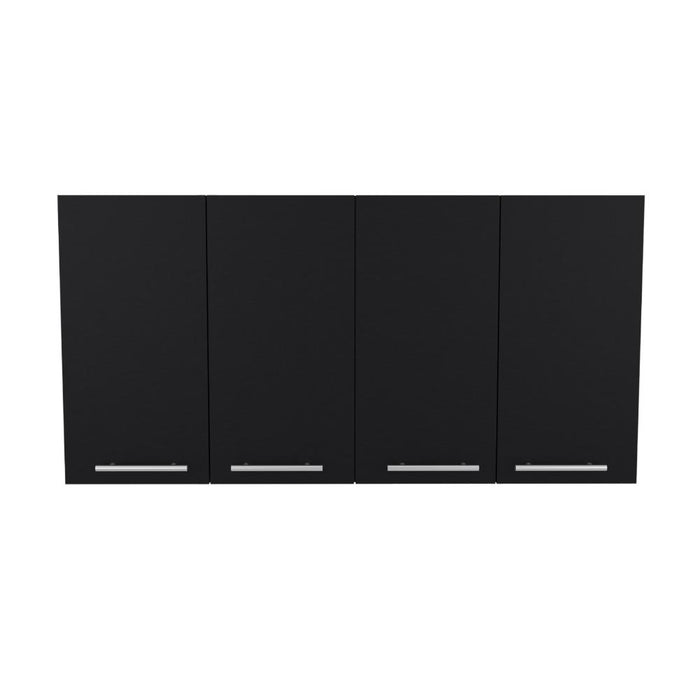 Gabinete Superior Ameralto, Wengue, con espacio para almacenar objetos incluye locero