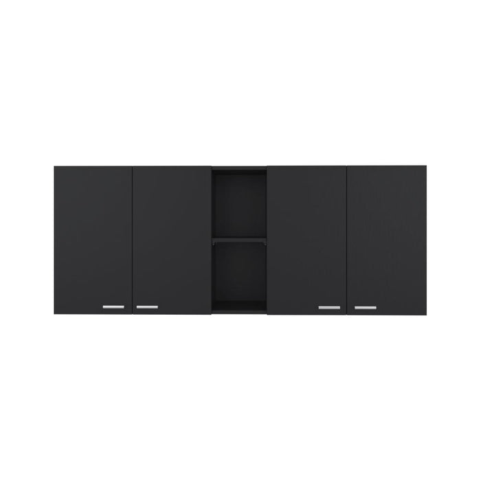 Gabinete Superior Estrella, Wengue, con cuatro puertas batientes