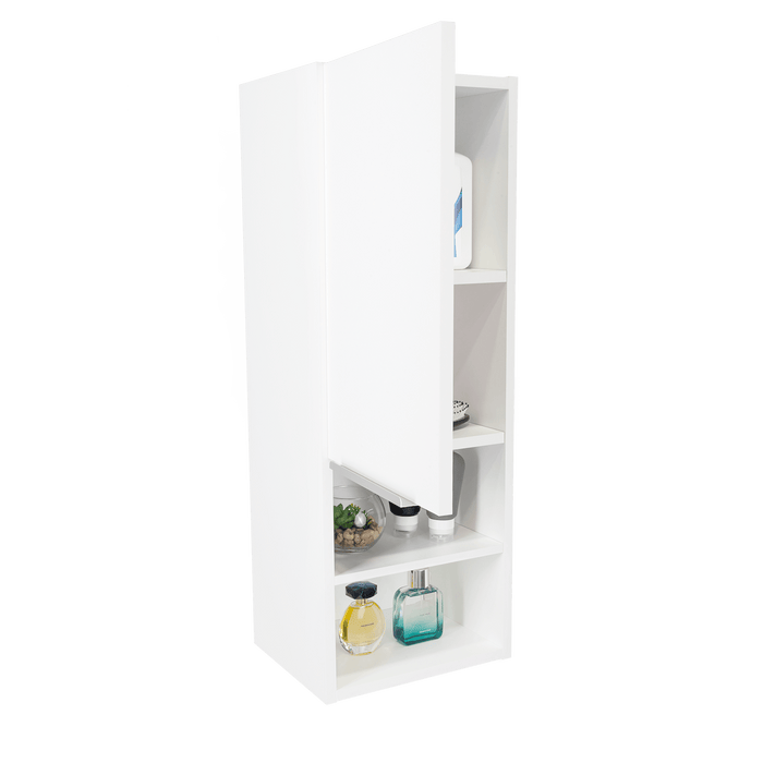 Gabinete de Baño Real, Blanco, con Tres Entrepaños ZF