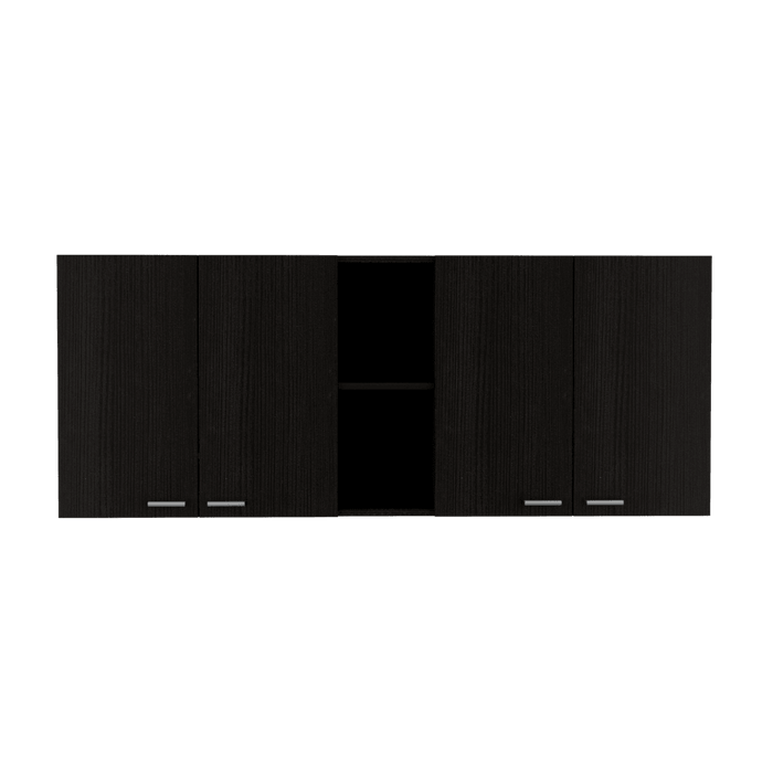 Gabinete Superior Estrella, Wengue, con cuatro puertas batientes ZF