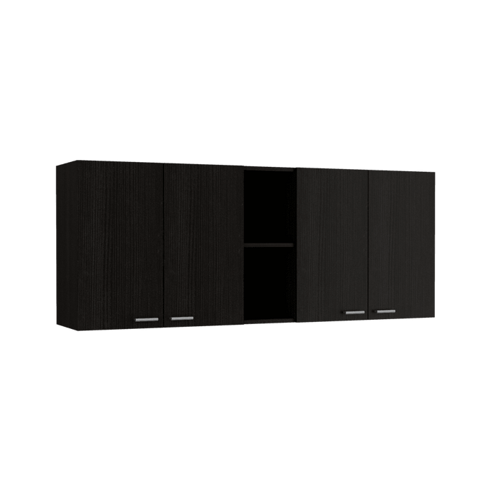 Gabinete Superior Estrella, Wengue, con cuatro puertas batientes ZF