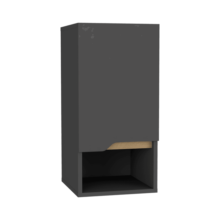 Gabinete de Baño Apolis, Plata Oscuro y Café Claro, con Espacio Para Guardar Objetos de Aseo Personal