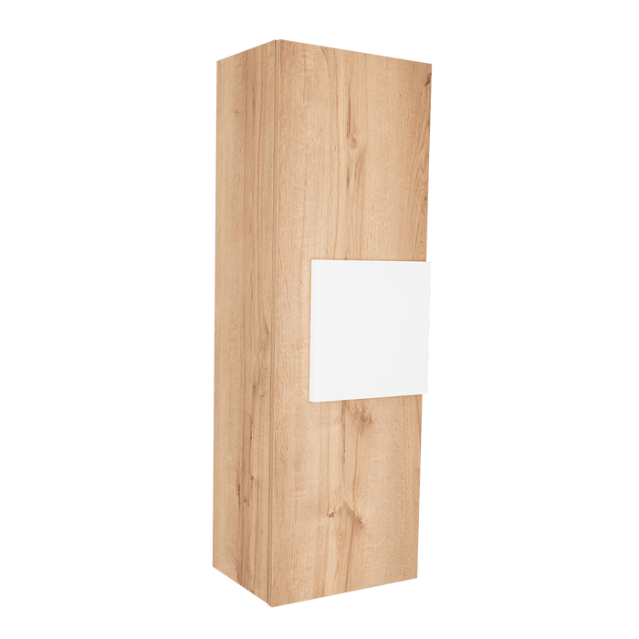 Gabinete de Baño Picasso, Blanco y Café Claro, con Espacio Para Guardar Objetos de Aseo  ZF
