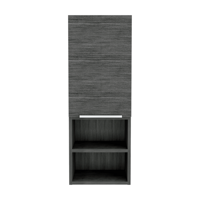 Gabinete de Baño Real, Gris, con Tres Entrepaños ZF