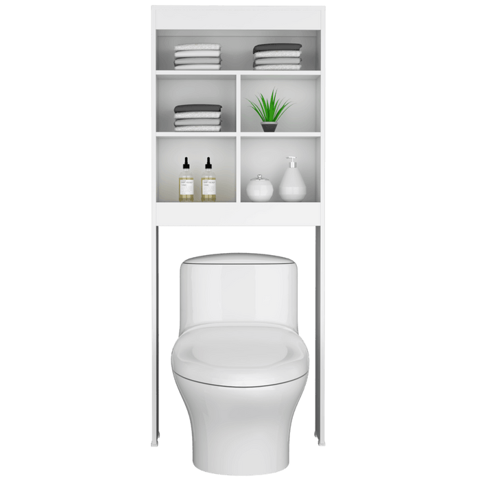 Gabinete de Baño Babel, Blanco, Amplios Espacios Para Colocar Objetos Decorativos