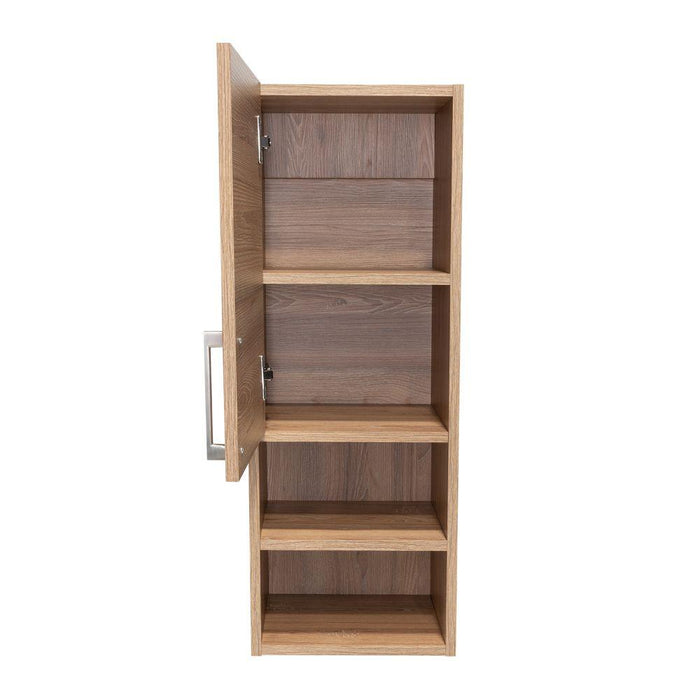 Gabinete de Baño Apolis, Fresno Europeo, con Espacio Para Guardar Objetos de Aseo Personal
