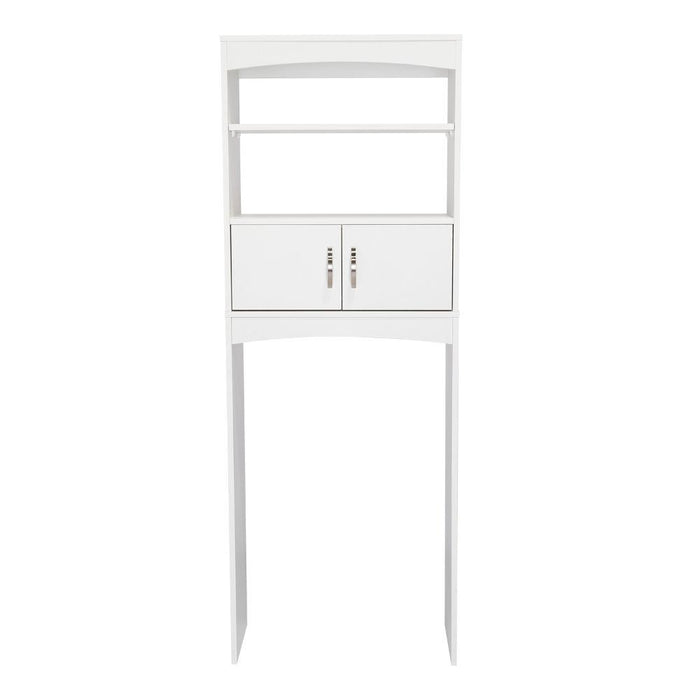 Gabinete de Baño Sabik, Blanco, con Dos Puertas Batientes