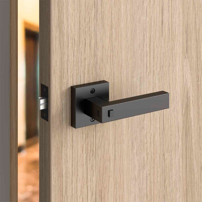 Cerradura digital inteligente palanca para entrada principal con 3 tipos de apertura