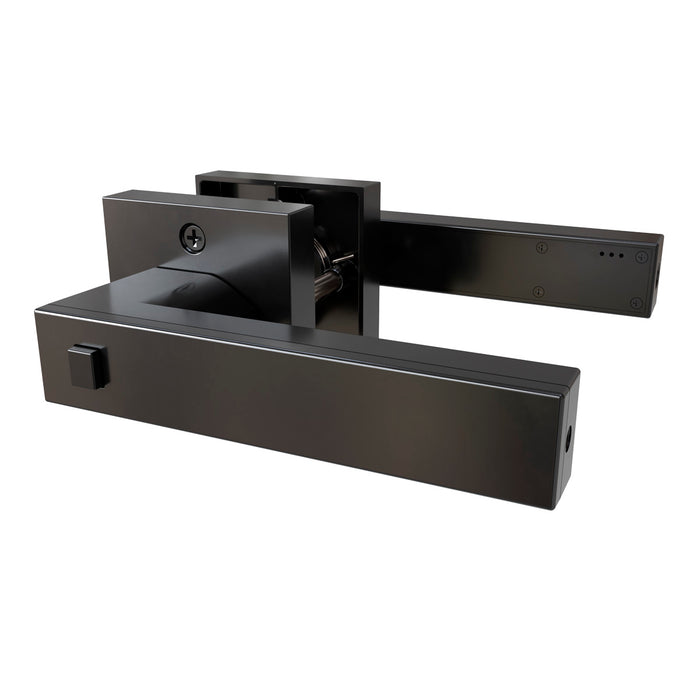 Cerradura digital inteligente palanca para entrada principal con 3 tipos de apertura