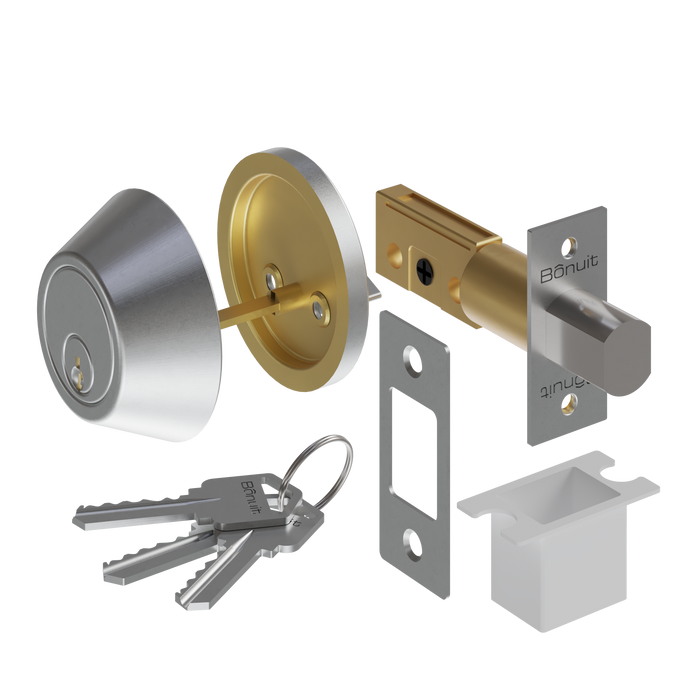 Cerrojo puerta principal plus llave - mariposa negra