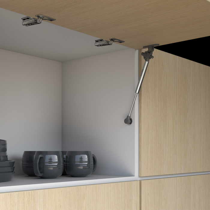 Brazo neumático cierre lento plus gris o negro