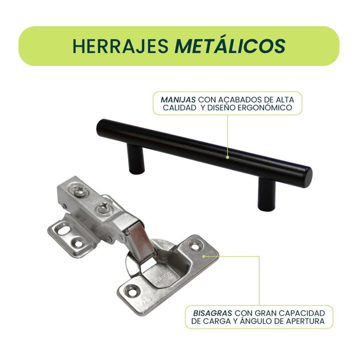 Mesa Auxiliar Evert, Fresno Europeo y Blanco, con diseño moderno y espacio para ubicar objetos
