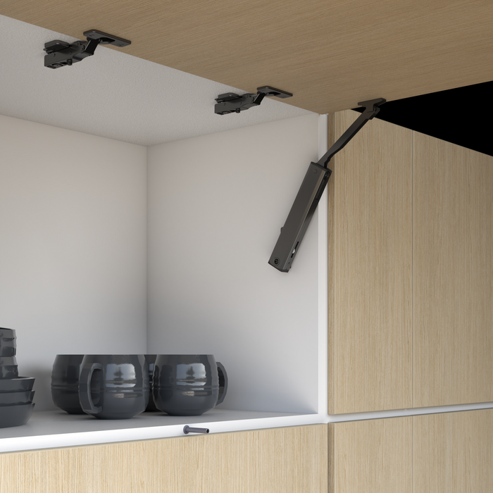 Kit brazo neumático hidráulico bonuit air SE push negro titanio