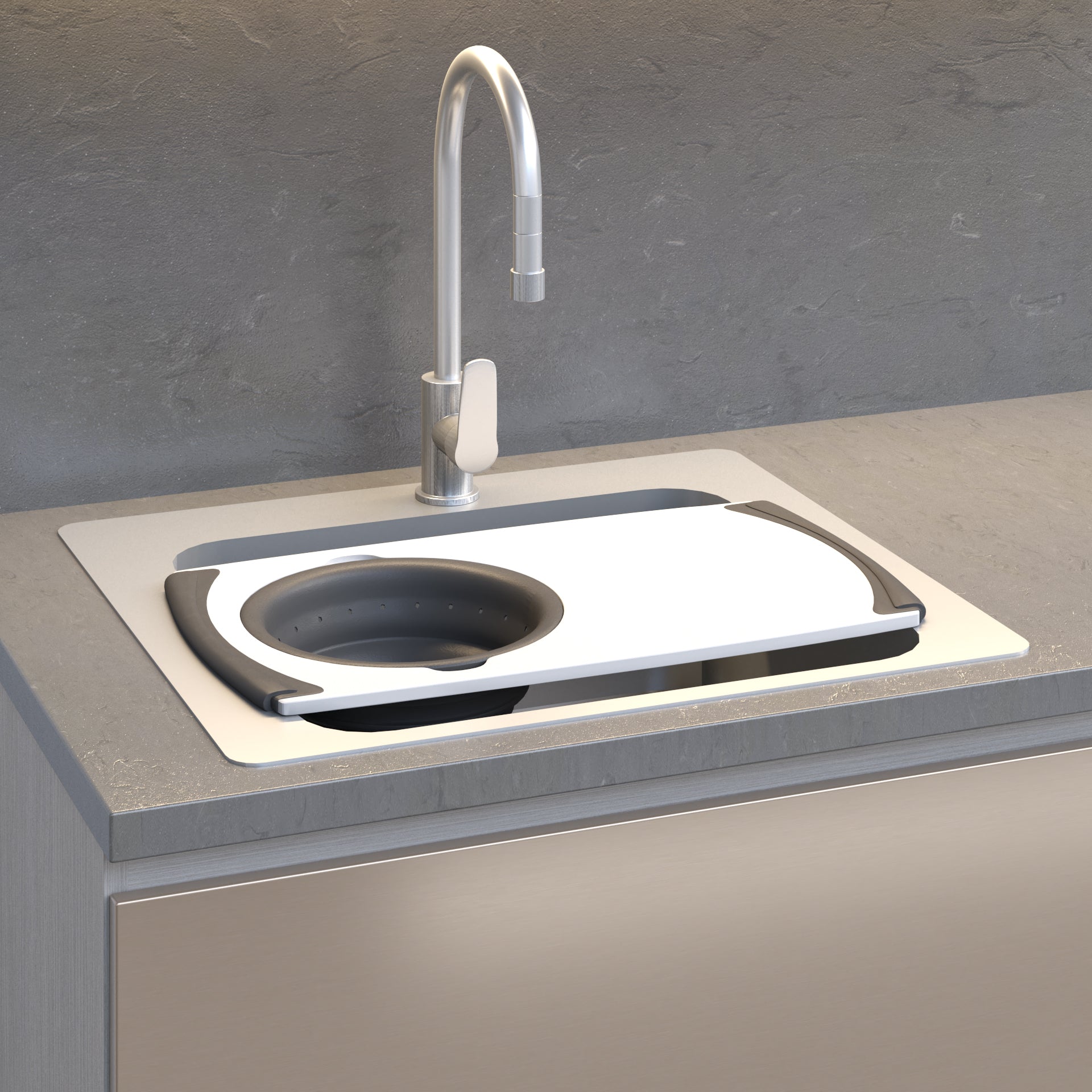 Tabla para picar con colador