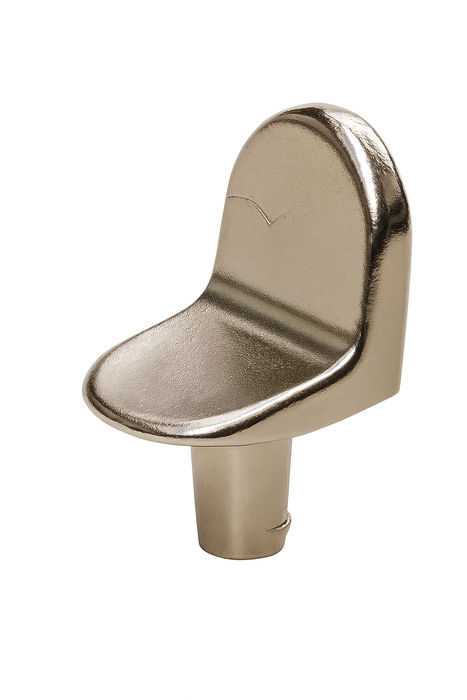 Manija en aluminio 457 maderado largo 128 mm entre centros.