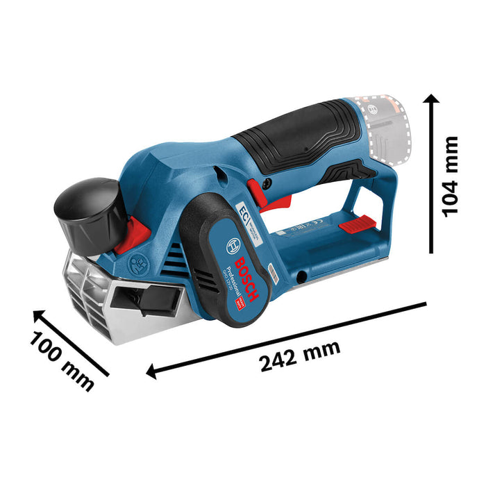 Cepillo inalámbrico 12VGHO 12V-20 Sin Bateria/Sin cargador Brushless Bosch