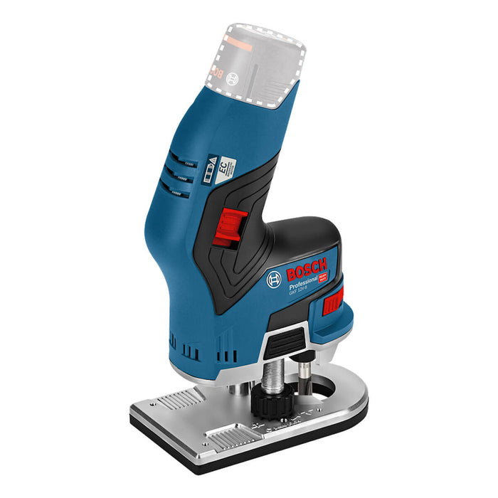 Fresadora inalámbrica 12V, GKF 12V-8 Sin Bateria/Sin Cargador Brushless Bosch