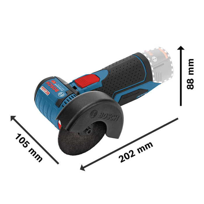 Pulidora 3" inalámbrica  12V GWS 12V-76, Sin Bateria/Sin cargador  Brushless Bosch