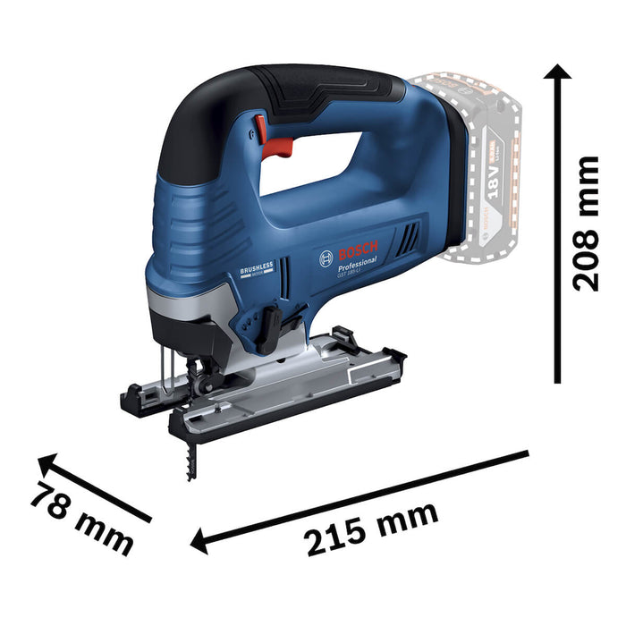 Sierra caladora inalámbrica 18V GST 185-LI Sin Bateria/Sin cargador Brushless Bosch