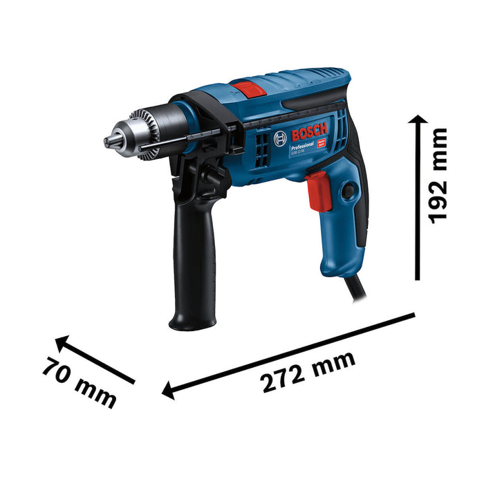 Taladro percutor 1/2" industrial de 750W + 23 acc marca Bosch